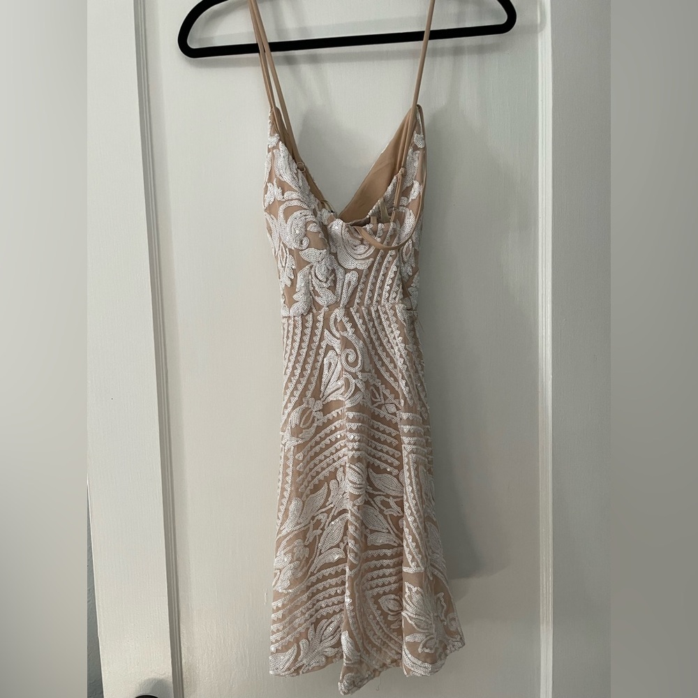 Beautiful white strappy dress, brand new